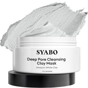 Deep Pore Clay Mask, Blackhead Remover Mask w/ Amazonian White Clay 7oz (200g)